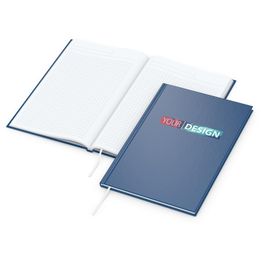 Produktabbildung Notizbuch Memo-Book Bestseller, A5, matt-dunkelblau Notizbuch Memo-Book Bestseller, A5, matt-dunkelblau