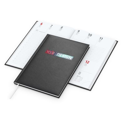 Produktabbildung Wochenkalender Prestige Bestseller inkl. Siebdruck-Digital, schwarz Wochenkalender Prestige Bestseller inkl. Siebdruck-Digital, schwarz
