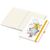 Notizbuch Match-Book Creme Bestseller, A4, Natura, individuell, gelb (Bild 2)