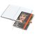 Notizbuch Match-Book White Bestseller, A5, Cover-Star, matt-individuell, orange (Bild 2)