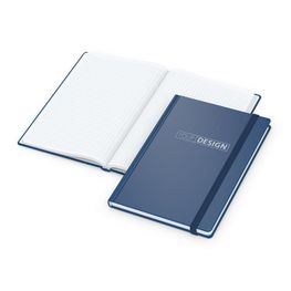 Notizbuch Easy-Book Comfort Bestseller, A5, dunkelblau inkl. Silberprägung