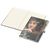 Notizbuch Match-Book Creme Bestseller, A4, Cover-Star, matt-individuell, silbergrau (Bild 2)