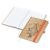 Notizbuch Match-Book White Bestseller, A5, Natura, braun-individuell, orange (Bild 2)