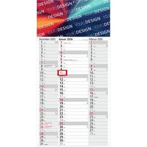 3-Monatskalender Spectrum 3 Bestseller (Einblatt)