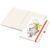 Notizbuch Match-Book Creme Bestseller, A4, Natura, individuell, orange (Bild 2)