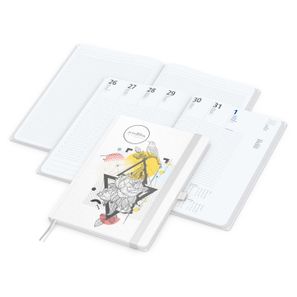 Wochenplaner Match-Hybrid White Bestseller, A4, Natura individuell, weiß