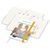 Wochenplaner Match-Hybrid A5 Cover-Star Recycling-Matt, gelb