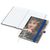 Notizbuch Match-Book White Bestseller, A5, Cover-Star, gloss-individuell, mittelblau (Bild 2)
