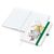 Notizbuch Match-Book White Bestseller, A5, Natura, individuell, grün (Bild 2)