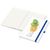Notizbuch Match-Book, A4, Cover-Star Recycling-Matt, mittelblau (Bild 2)