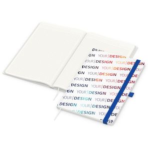 Notizbuch Match-Book, A4, Natura Recycling, mittelblau