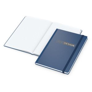 Notizbuch Easy-Book Comfort Bestseller, Large, dunkelblau inkl. Goldprägung