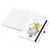 Notizbuch Match-Book White Bestseller, A4, Natura, individuell, schwarz (Bild 2)