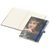 Notizbuch Match-Book Creme Bestseller, A4, Cover-Star, matt-individuell, mittelblau (Bild 2)