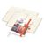 Wochenplaner Match-Hybrid Creme Bestseller, Cover-Star matt, orange
