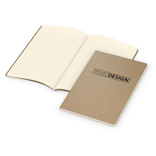 Produktabbildung Notizbuch Copy-Book Creme Bestseller, A5, braun Notizbuch Copy-Book Creme Bestseller, A5, braun (Bild 1)