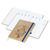 Wochenplaner Match-Hybrid White Bestseller, A4, Natura braun-individuell, mittelblau
