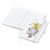 Notizbuch Match-Book White Bestseller, A5, Natura, individuell, weiß (Bild 2)