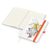 Notizbuch Match-Book Creme Bestseller, A5, Natura, individuell, orange (Bild 2)