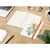 Notizbuch Match-Book Creme Bestseller, A5, Natura, individuell, orange (Bild 3)