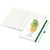 Notizbuch Match-Book, A4, Cover-Star Recycling-Matt, grün (Bild 2)