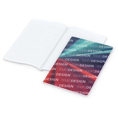 Notizbuch Copy-Book White Bestseller, A4, gloss-individuell