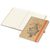 Notizbuch Match-Book Creme Bestseller, A4, Natura, braun-individuell, orange (Bild 2)