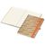 Notizbuch Match-Book Creme Bestseller, A4, Natura, braun-individuell, orange
