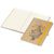 Notizbuch Match-Book Creme Bestseller, A4, Natura, braun-individuell, gelb (Bild 2)