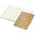 Notizbuch Match-Book Creme Bestseller, A4, Natura, braun-individuell, gelb