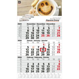 3-Monatskalender Primus 3 Post Bestseller (Einblatt)
