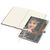 Notizbuch Match-Book Creme Bestseller, A5, Cover-Star, gloss-individuell, silbergrau (Bild 2)