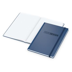 Notizbuch Easy-Book Comfort Bestseller, Large, dunkelblau inkl. Prägung schwarz-glänzend