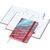 Wochenplaner Match-Hybrid White Bestseller, A5, Cover-Star gloss-individuell, rot (Bild 2)