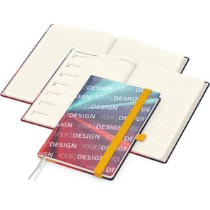 Wochenplaner Match-Hybrid Creme Bestseller, Cover-Star gloss, gelb