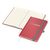 Notizbuch Vision-Book Creme Bestseller, A5, rot inkl. Silberprägung