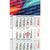3-Monatskalender Budget 3 Bestseller, rot (Einblatt)