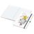 Notizbuch Match-Book White Bestseller, A4, Natura, individuell, silbergrau (Bild 2)