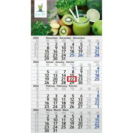 Produktabbildung 4-Monatskalender Budget 4 Recycling, blau (Einblatt) 4-Monatskalender Budget 4 Recycling, blau (Einblatt)
