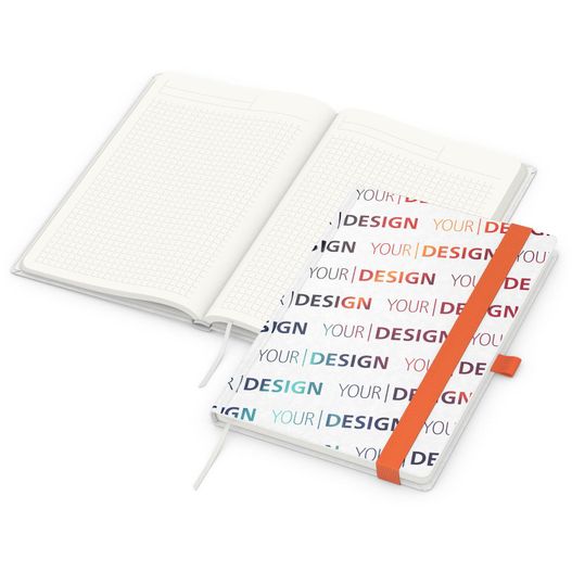 Produktabbildung Notizbuch Match-Book, A5, Natura Recycling, orange Notizbuch Match-Book, A5, Natura Recycling, orange (Bild 1)