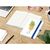 Notizbuch Match-Book, A5, Cover-Star Recycling-Matt, mittelblau (Bild 3)