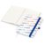 Notizbuch Match-Book, A5, Cover-Star Recycling-Matt, mittelblau (Bild 1)