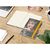 Notizbuch Match-Book Creme Bestseller, A5, Cover-Star, matt-individuell, gelb (Bild 3)