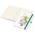 Notizbuch Match-Book Creme Bestseller, A4, Natura, individuell, grün (Bild 2)
