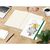 Notizbuch Match-Book Creme Bestseller, A4, Natura, individuell, grün (Bild 2)