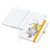 Notizbuch Match-Book White Bestseller, A5, Natura, individuell, gelb (Bild 2)