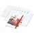 Wochenplaner Match-Hybrid White Bestseller, A4, Cover-Star gloss, rot
