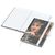 Notizbuch Match-Book White Bestseller, A5, Cover-Star, matt-individuell, weiß (Bild 2)