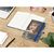 Notizbuch Match-Book, A5, Natura Recycling, mittelblau (Bild 3)