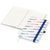 Notizbuch Match-Book, A5, Natura Recycling, mittelblau